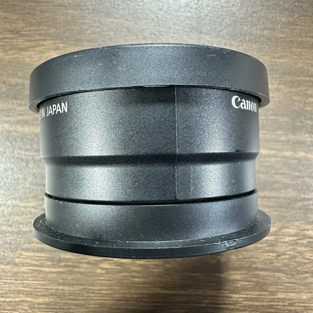 Canon WC-DC52 0.7x Wide Converter Lens w Box Cap Pouch Made Japan